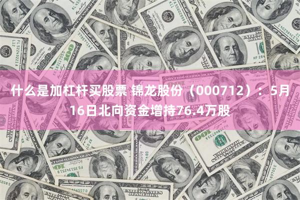 什么是加杠杆买股票 锦龙股份（000712）：5月16日北向资金增持76.4万股