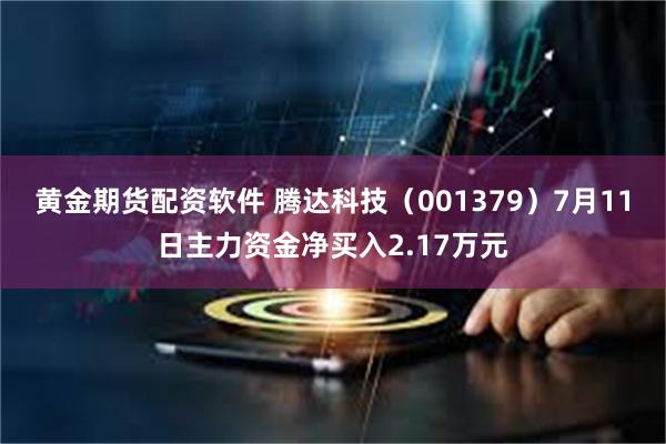 黄金期货配资软件 腾达科技（001379）7月11日主力资金净买入2.17万元