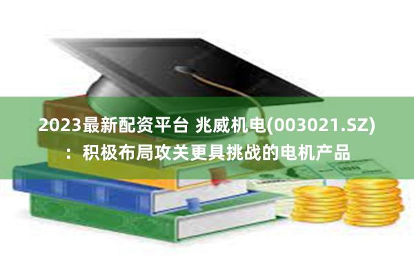 2023最新配资平台 兆威机电(003021.SZ)：积极布局攻关更具挑战的电机产品