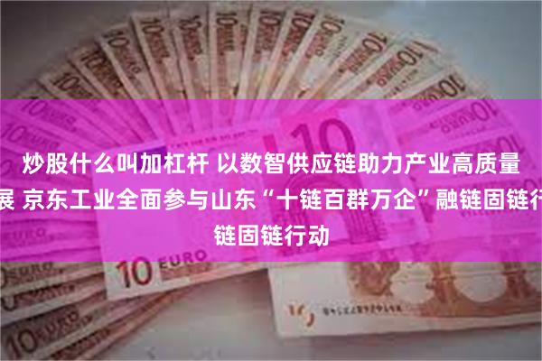 炒股什么叫加杠杆 以数智供应链助力产业高质量发展 京东工业全面参与山东“十链百群万企”融链固链行动