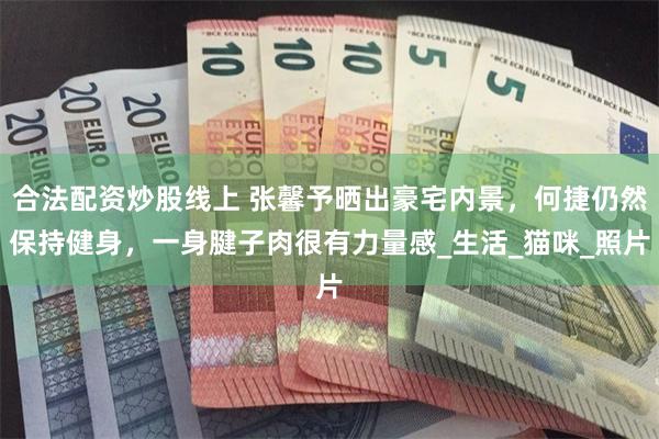 合法配资炒股线上 张馨予晒出豪宅内景，何捷仍然保持健身，一身腱子肉很有力量感_生活_猫咪_照片